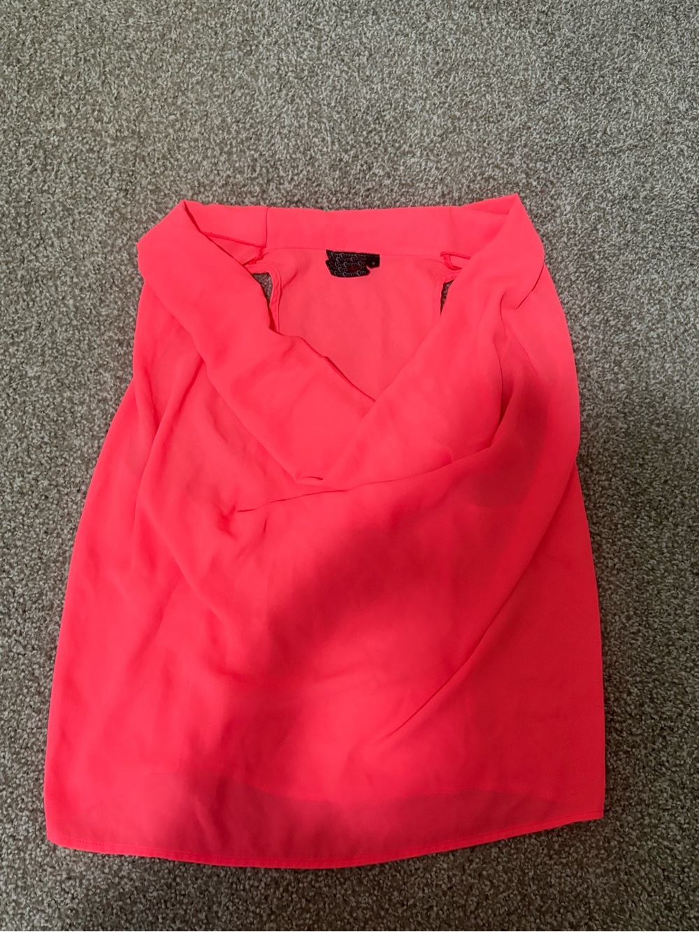 Mi Coral Pink Y2K Top